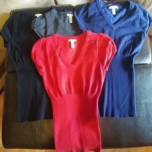 💙Ambiance short sleeve sweaters sz md